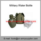 Wholesale Cheap China Plastic Aluminum Military Water Bottle with Oxford Cover