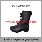 Wholesale Cheap China Army Black Full Grain Leather Military DMS Combat Boot