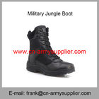 Wholesale Cheap China Black Leather Canvas Police Duty Jungle Tactical Boot
