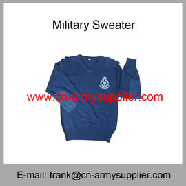 Wholesale Cheap China Army Green Blue Tan Wool Acrylic  Police Military Jersey