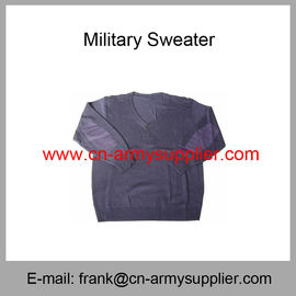 Wholesale Cheap China Army Green Blue Tan Wool Acrylic  Police Military Jersey