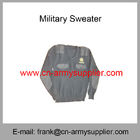 Wholesale Cheap China Army Olive Green  Wool Acrylic  Police Military Jumper