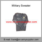 Wholesale Cheap China Army Olive Green  Wool Acrylic  Police Military Jumper