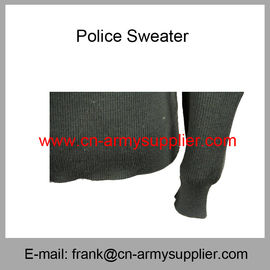 Wholesale Cheap China Military Wool Polyester Police Army Olive Green Jersey
