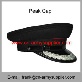 Wholesale Cheap China Army Silver Thread Color Military Police Peak Service Cap