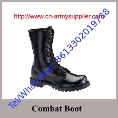 Low Heel Height Round Toe Military Boot for Comfortable Wear in Harsh Environments