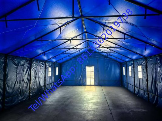 Pole 45mm As Per Army Or Police Military Tent with Windproof and PVC Ground Sheet