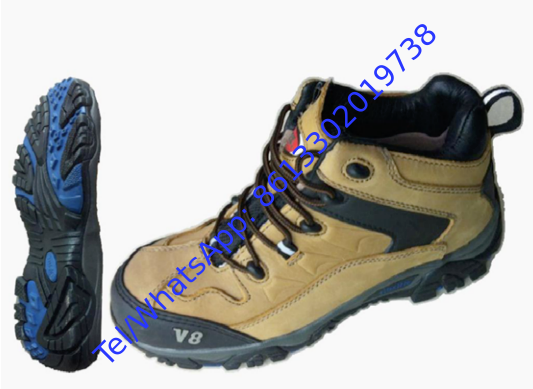 Leather Work Boots Steel Toe Cap Durable Construction Comfortable Fit Safety Protection Industrial Footwear