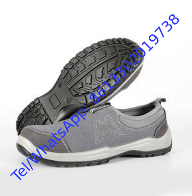 Aramid Midsole Safety Shoes Featuring EVA Sole Leather Upper Breathable Durable Protective Footwear for Construction Sites