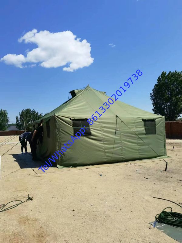 Windproof Soldier Outdoor Shelter Made of Cotton Canvas for All-Season Protection