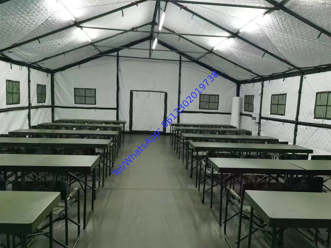 Pole 45mm As Per Army Or Police Military Tent with Windproof and PVC Ground Sheet